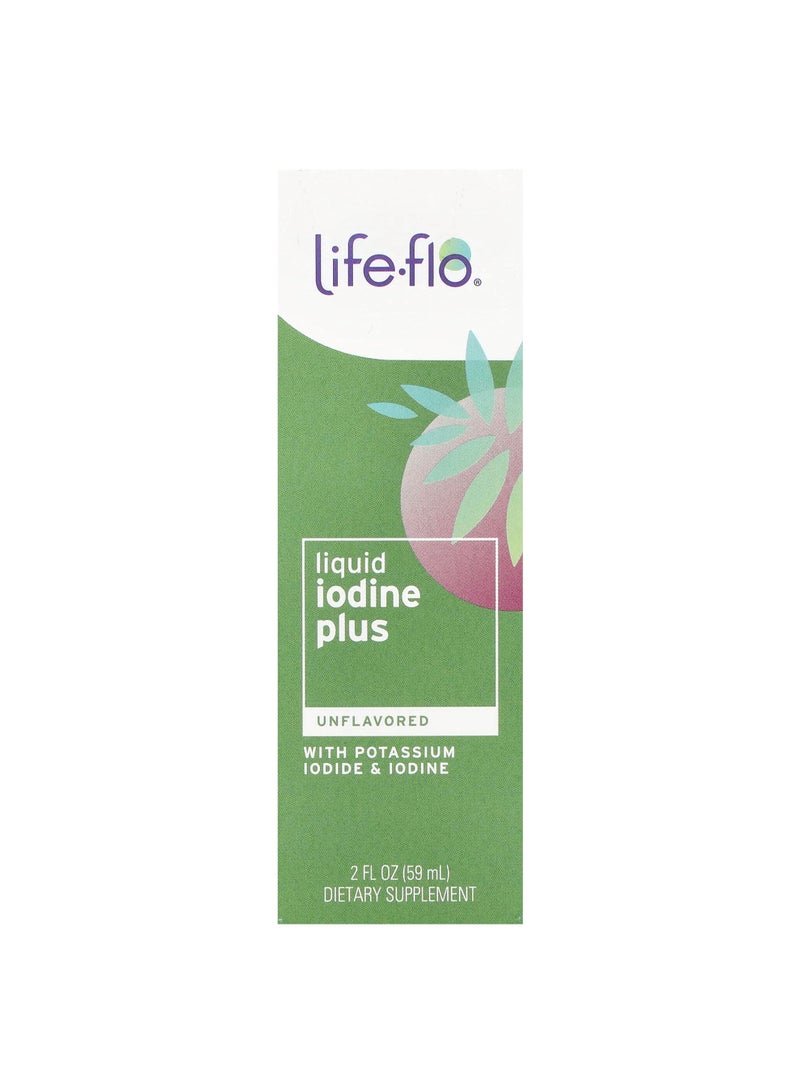 Liquid Iodine Plus, With Potassium Iodide & Iodine, Unflavored, 2 fl oz (59 ml)